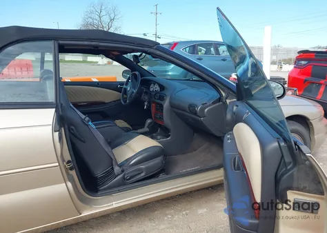 2000 Chrysler Sebring Jxi из США, поврежденный, VIN 3C3EL55H4YT200715